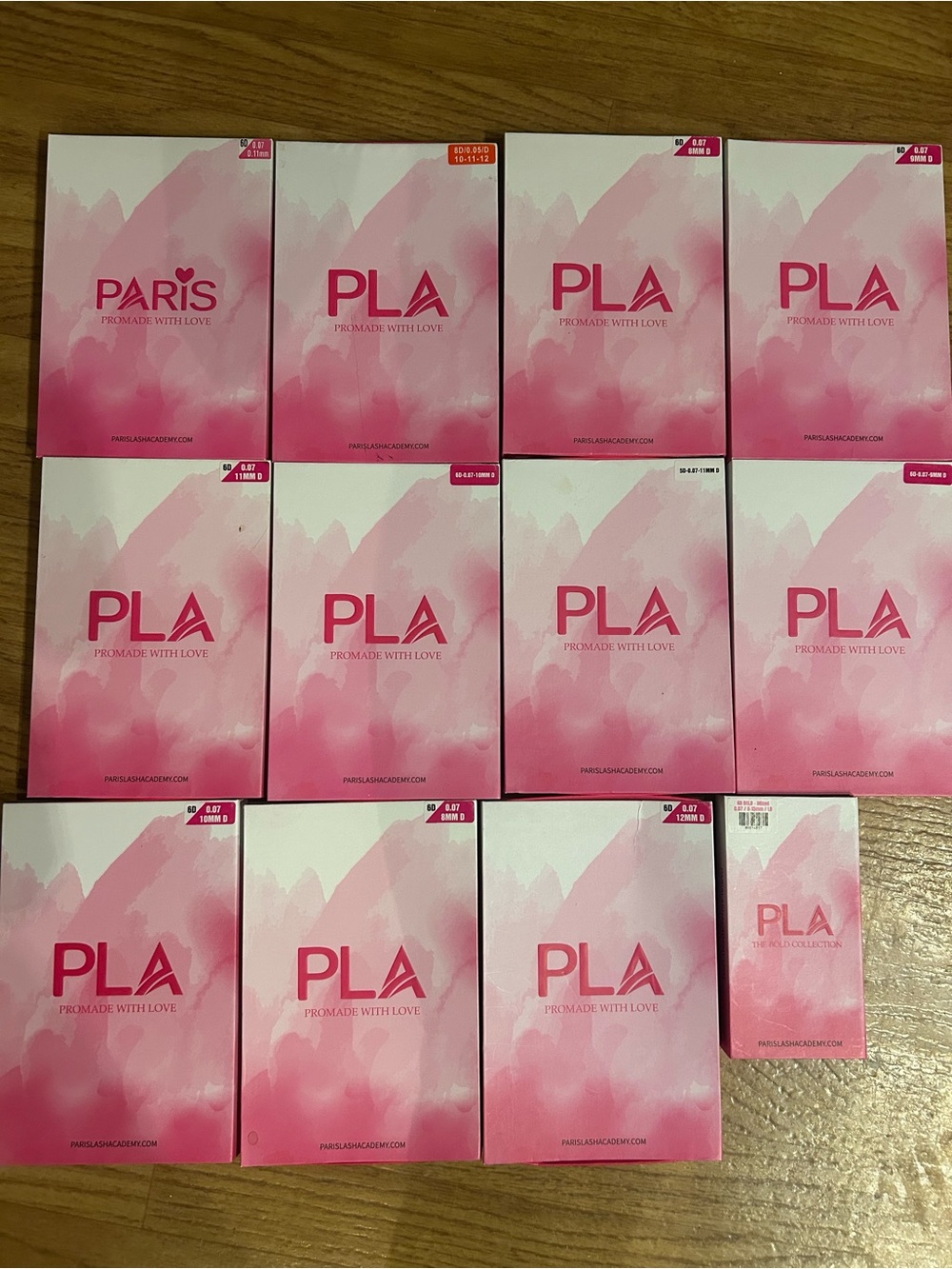 Promade Lash Sets-D and C Curls